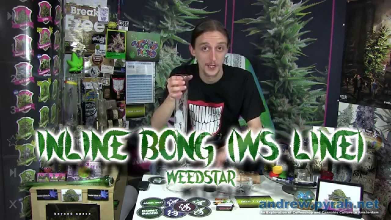New Glass! Weed Star WS Line Inline Bong Review – Amsterdam Weed Review