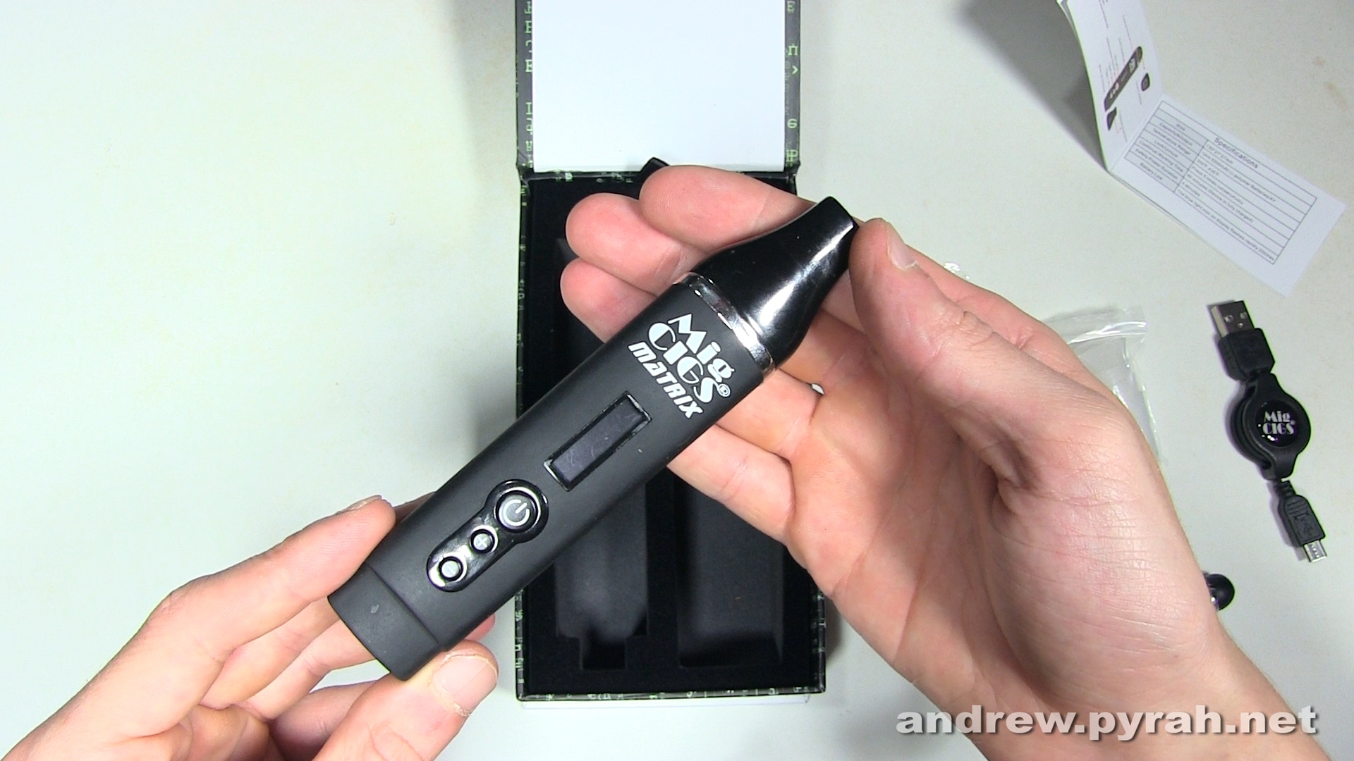 Mig Cigs Matrix Vaporizer Review (with Master Kush from Prix D’Ami) –  Amsterdam Weed Review 2015